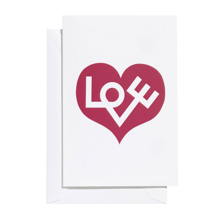 Greeting Card - love red