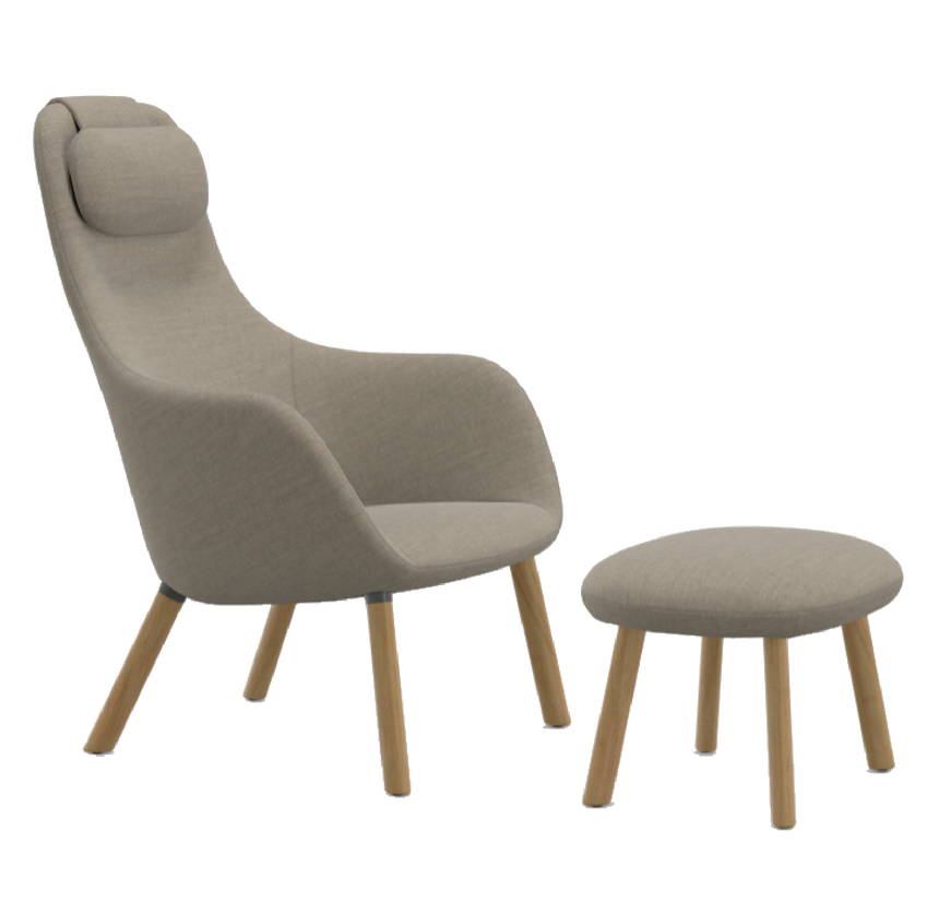 Hal Lounge Chair & Ottoman