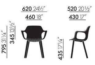 HAL RE Armchair Wood
