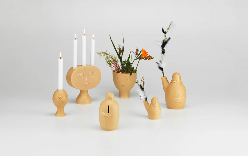 Easter Dog Vase