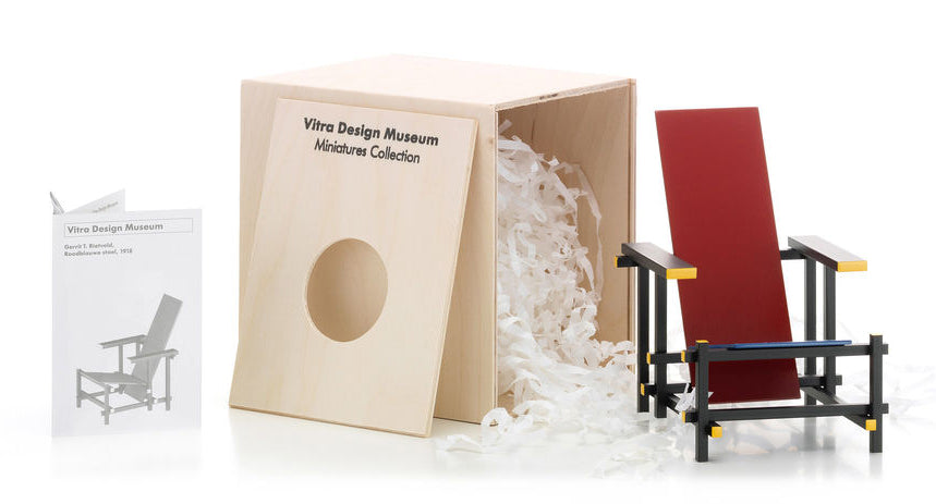 Miniatures Collection - Rood blauwe stoel